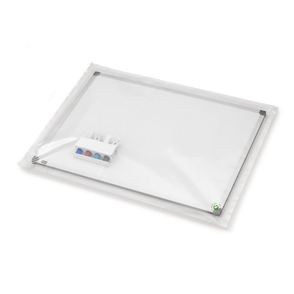 Sachet plastique 100 microns 50 % recyclé RAJA 25 x 25 cm - 5
