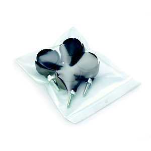 Sachet plastique à fermeture Zip - 18 x 25 cm - Epaisseur 50 microns - Transparent - Carton de 1000