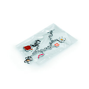 Sachet plastique haute brillance à fermeture adhésive - 8 x 12 cm - Transparent - Carton de 1000