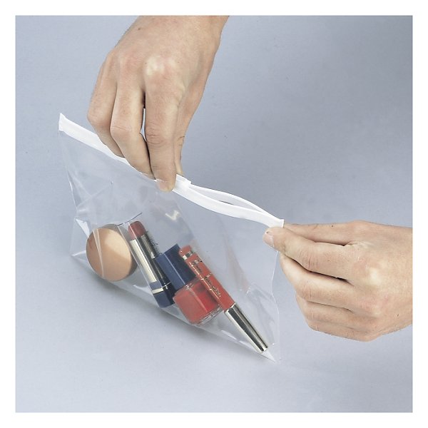Sachet plastique plat transparent haute brillance à curseur 24x32 cm - 3