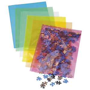 Sachet plastique rose translucide 40 microns 22,5x33 cm