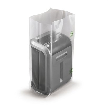 Sachet plastique à soufflets 200 microns, 100% recyclé RAJA - 1