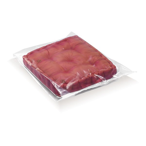 Sachet plastique à soufflets transparent 100 microns recyclé RAJA - 3