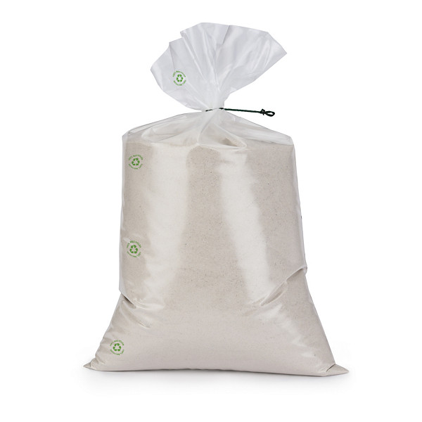Sachet plastique transparent 150 microns recyclé RAJA 50x90 cm - 1