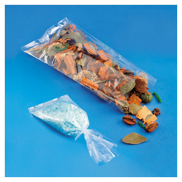 Sachet plastique transparent plat - 1