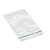 Sachet plastique zip 50% recyclé transparent 100 microns RAJA 10 x 15 cm  - 1