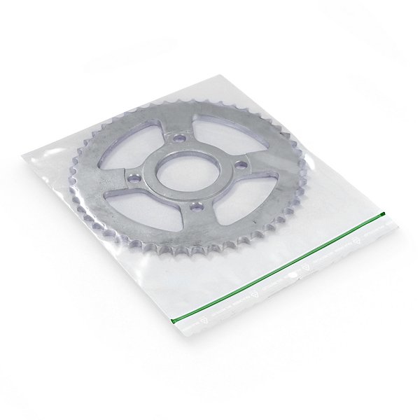 Sachet plastique zip transparent 60 microns 50% recyclé RAJA 10x10 cm - 2