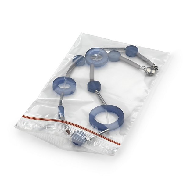 Sachet plastique zip transparent 60 microns RAJA 11x17 cm - 7