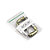 Sachet plastique zip transparent à bandes blanches 60 microns 50% recyclé RAJA 18X25 cm - 5