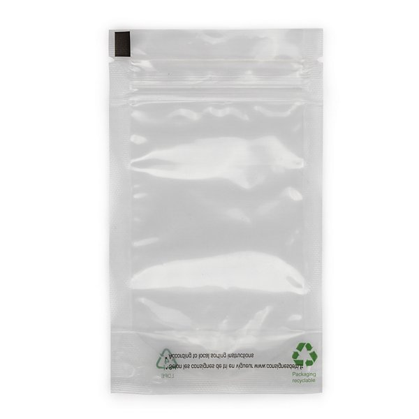 Sachet plastique zip transparent à soudures étanches 100 ml - 5