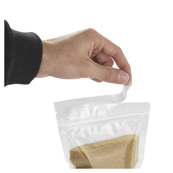 Sachet plastique zip transparent à soudures étanches 100 ml - 7
