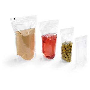 Sachet plastique zip transparent à soudures étanches Sachet plastique zip transparent à soudures étanches