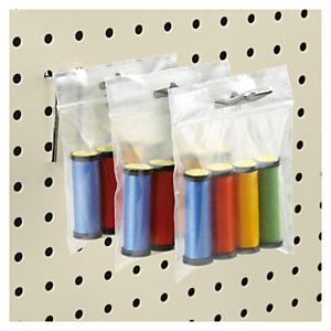 Sachet plastique zip transparent à trou de suspension européen Sachet plastique zip transparent à trou de suspension européen
