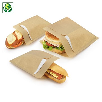 Sachet sandwich avec serviette - 1