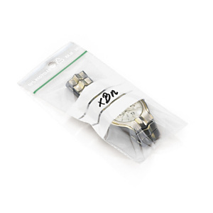 Sachet zip 50% recyclé à bandes blanches 60 microns RAJA Sachet zip 50% recyclé à bandes blanches 60 microns RAJA