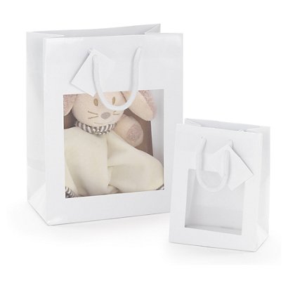 Saco de papel plastificado com janela - 1