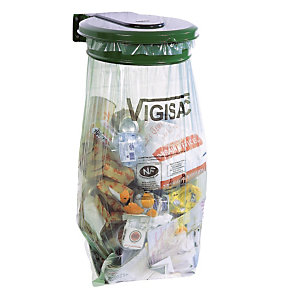 Sacs poubelle déchets courants Vigisac transparents 110 L, lot de 250