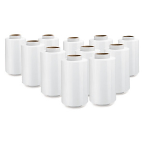Sada 20 rolí průhledné napínací mini fólie 100 mm RAJASTRETCH Eco Sada 20 rolí průhledné napínací mini fólie 100 mm RAJASTRETCH Eco
