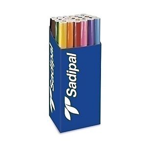 SADIPAL Plástico adhesivo, Film, PP, 100µ, Rollo, 0,5 x 3 m, Rojo