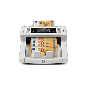 Safescan 2210 Compteuse de billets triés avec détection de faux - Gris Safescan 2210 Compteuse de billets triés avec détection de faux - Gris
