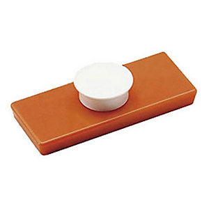 SAFETOOL Boîte de 20 punaises aimantées - Longueur 50 mm - Coloris orange