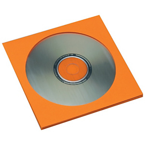 SAM Sobres para CDs de papel naranja SAM Sobres para CDs de papel naranja