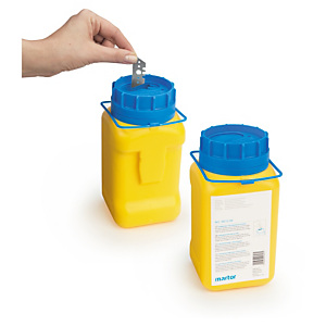 Sammelbox für gebrauchte Klingen Sammelbox für gebrauchte Klingen