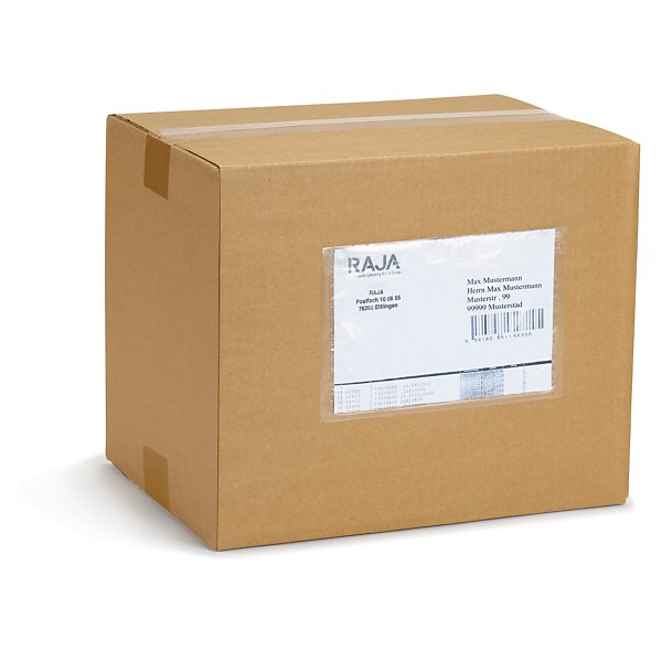 Samolepicí obal na doprovodnou dokumentaci, bez potisku | RAJA - 4