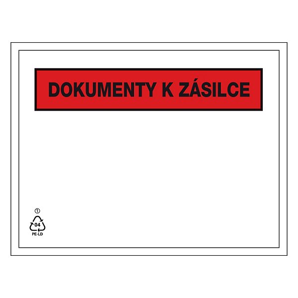 Samolepicí obal na doprovodnou dokumentaci, s potiskem | RAJA - 3
