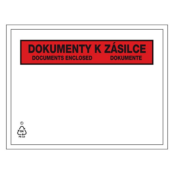 Samolepicí obal na doprovodnou dokumentaci, s potiskem | RAJA - 5