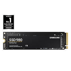 Samsung 980, 1000 GB, M.2, 3500 MB/s MZ-V8V1T0BW