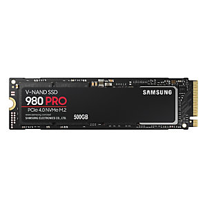 Samsung 980 PRO, 500 GB, M.2, 6900 MB/s MZ-V8P500BW