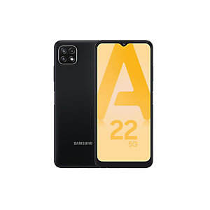 Samsung Galaxy A22 5G SM-A226B, 16,8 cm (6.6"), 1080 x 2408 pixels, 4 Go, 128 Go, 48 MP, Gris SM-A226BZAVEUH