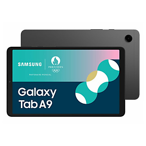 Samsung Galaxy Tab A9 SM-X110N, 22,1 cm (8.7'), 1340 x 800 pixels, 128 Go, 8 Go, 2,2 GHz, Graphite SM-X110NZAEEUB Samsung Galaxy Tab A9 SM-X110N, 22,1 cm (8.7'), 1340 x 800 pixels, 128 Go, 8 Go, 2,2 GHz, Graphite SM-X110NZAEEUB