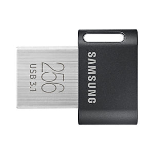 Samsung MUF-256AB, 256 Go, USB Type-A, 3.2 Gen 1 (3.1 Gen 1), 300 Mo/s, Sans capuchon, Gris, Argent MUF-256AB/APC