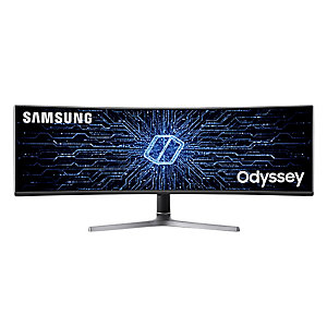 Samsung Odyssey RG90S, 124 cm (48.8""), 5120 x 1440 pixels, 4K Ultra HD, LCD, 4 ms, Noir LC49RG90SSPXEN