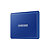 Samsung Portable SSD T7, 1000 GB, USB Tipo C, 3.2 Gen 2 (3.1 Gen 2), 1050 MB/s, Protección mediante contraseña, Azul MU-PC1T0H/WW - 3