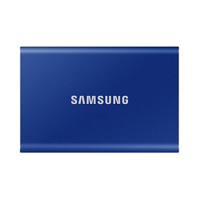 Samsung Portable SSD T7, 2000 GB, USB Tipo C, 3.2 Gen 2 (3.1 Gen 2), 1050 MB/s, Protección mediante contraseña, Azul MU-PC2T0H/WW