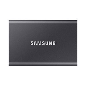 Samsung Portable SSD T7, 2000 Go, USB Type-C, 3.2 Gen 2 (3.1 Gen 2), 1050 Mo/s, Protection par mot de passe, Gris MU-PC2T0T/WW