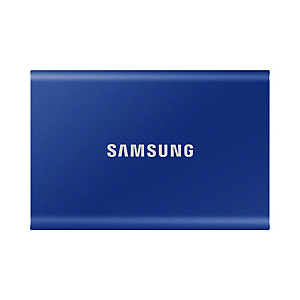 Samsung Portable SSD T7, 500 GB, USB Tipo C, 3.2 Gen 2 (3.1 Gen 2), 1050 MB/s, Protección mediante contraseña, Azul MU-PC500H/WW Samsung Portable SSD T7, 500 GB, USB Tipo C, 3.2 Gen 2 (3.1 Gen 2), 1050 MB/s, Protección mediante contraseña, Azul MU-PC500H/WW