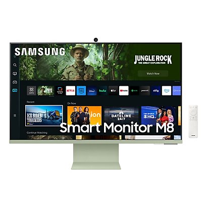 Samsung Smart Monitor M8 S32CM80GUU, 81,3 cm (32''), 3840 x 2160 pixels, 4K Ultra HD, LCD, 4 ms, Vert LS32CM80GUUXEN - 1