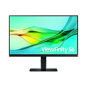 Samsung ViewFinity S6 S60UD, 61 cm (24''), 2560 x 1440 Pixeles, Quad HD, LED, 5 ms, Negro LS24D600UAUXEN Samsung ViewFinity S6 S60UD, 61 cm (24''), 2560 x 1440 Pixeles, Quad HD, LED, 5 ms, Negro LS24D600UAUXEN