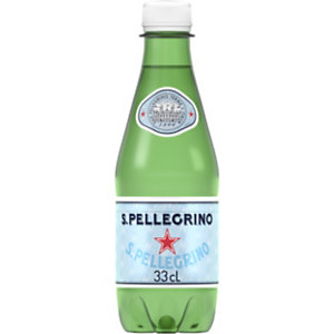 San Pellegrino Eau Minérale légèrement pétillante – Lot 24 bouteilles PET 33 cl