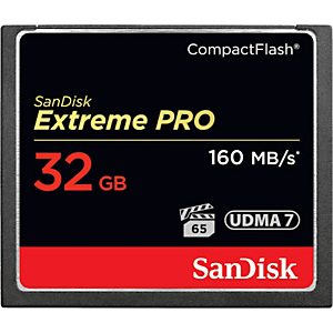 Sandisk 32GB Extreme Pro CF 160MB/s, 32 GB, CompactFlash, 160 MB/s, 150 MB/s, Multicolor SDCFXPS-032G-X46 Sandisk 32GB Extreme Pro CF 160MB/s, 32 GB, CompactFlash, 160 MB/s, 150 MB/s, Multicolor SDCFXPS-032G-X46