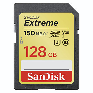 SanDisk Carte mémoire Extreme - 128 Go - SDXC UHS-I