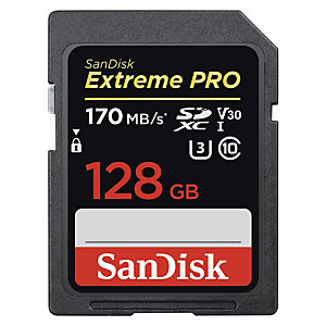 SanDisk Carte mémoire Extreme Pro - 128 Go - SDHC UHS-I