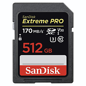SanDisk Carte mémoire Extreme Pro - 512 Go - SDHC UHS-I