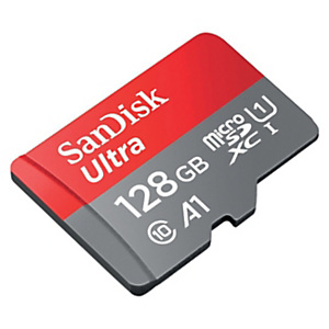 SanDisk Carte mémoire microSDXC Ultra Class 10 A1 UHS-I 140MB/s avec Adaptateur SD - 128GB SanDisk Carte mémoire microSDXC Ultra Class 10 A1 UHS-I 140MB/s avec Adaptateur SD - 128GB