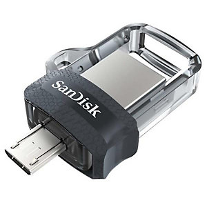 SANDISK, Chiavette usb, Sandisk ultra dual drive m3.0, SDDD3-256G-G46