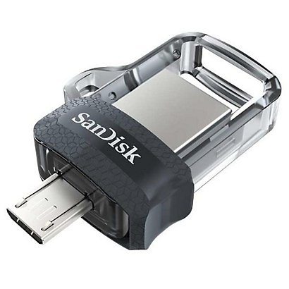 SANDISK, Chiavette usb, Sandisk ultra dual drive m3.0, SDDD3-256G-G46 - 1